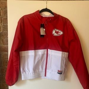 Kansas City Chiefs Womens Windbreaker, Size Medium, Brand New Never Worn